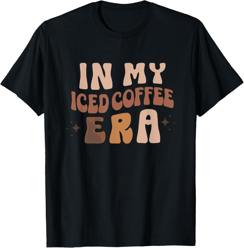 Iced Coffee Lovers T-Shirt - Funny Gift for Coffee Enthusiasts