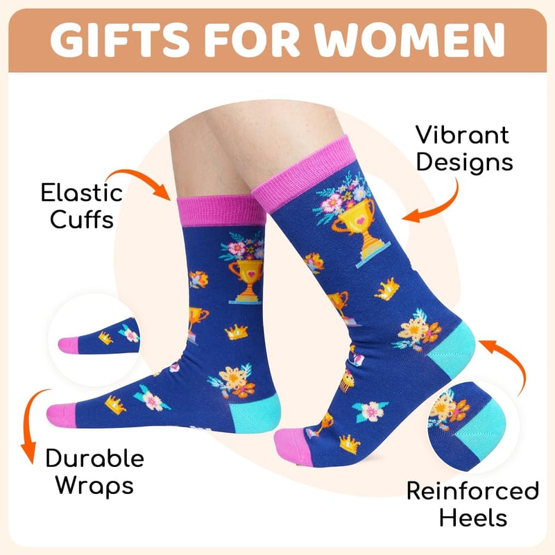Mother's Day Socks for Moms & Daughters - HappyPop Gift Set