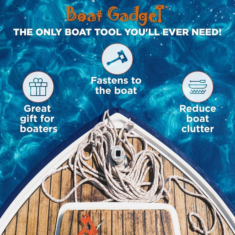 10-in-1 Boat Tool with Bottle Opener & Essential Gadgets