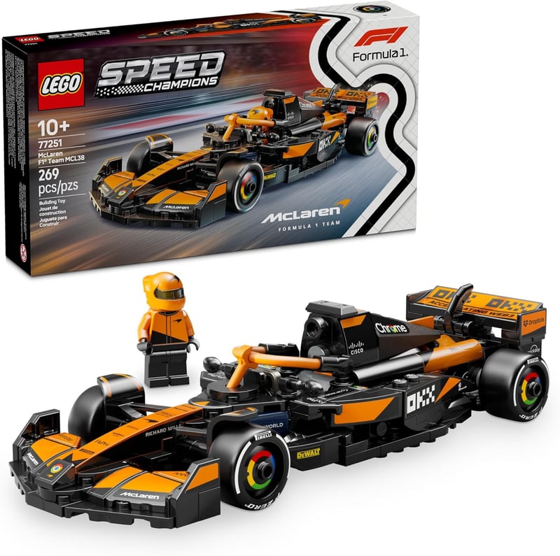 LEGO Speed Champions McLaren F1 Race Car Building Set