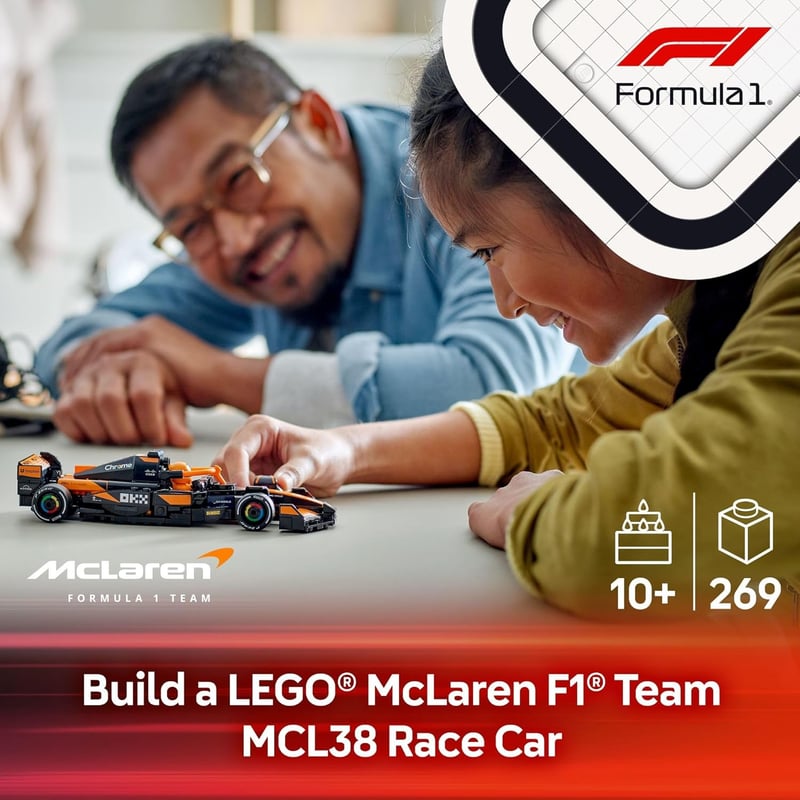 LEGO Speed Champions McLaren F1 Race Car Building Set