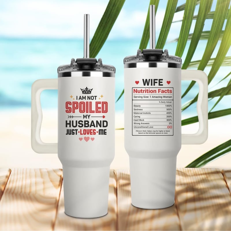 Wife's 40 oz Coffee Mug - Perfect for Mother's Day or Anniversary