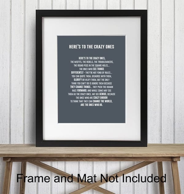 Motivational Quote Art Print - 8x10 Decor for Entrepreneurs