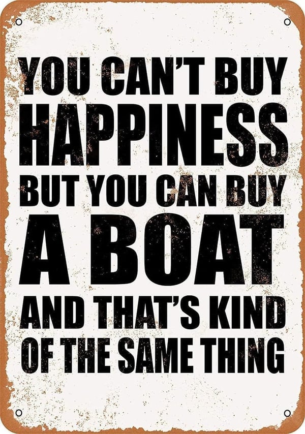 Funny Metal Tin Sign: 