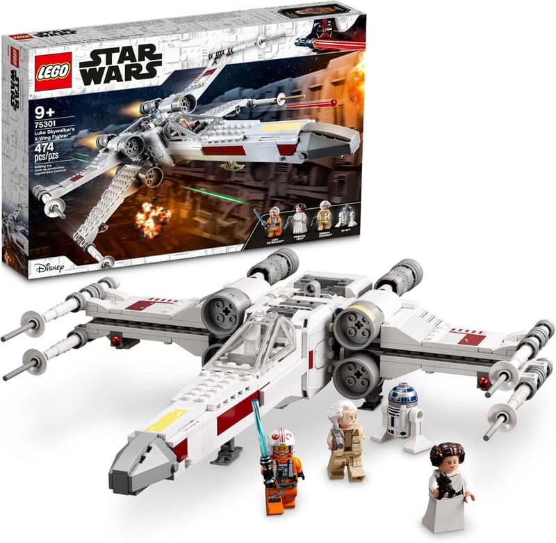 LEGO Star Wars X-Wing Fighter Building Set with Leia & R2-D2
