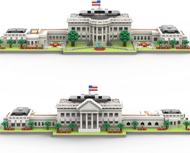 White House Model Set (3000 Pieces) - Building Toy for All Ages