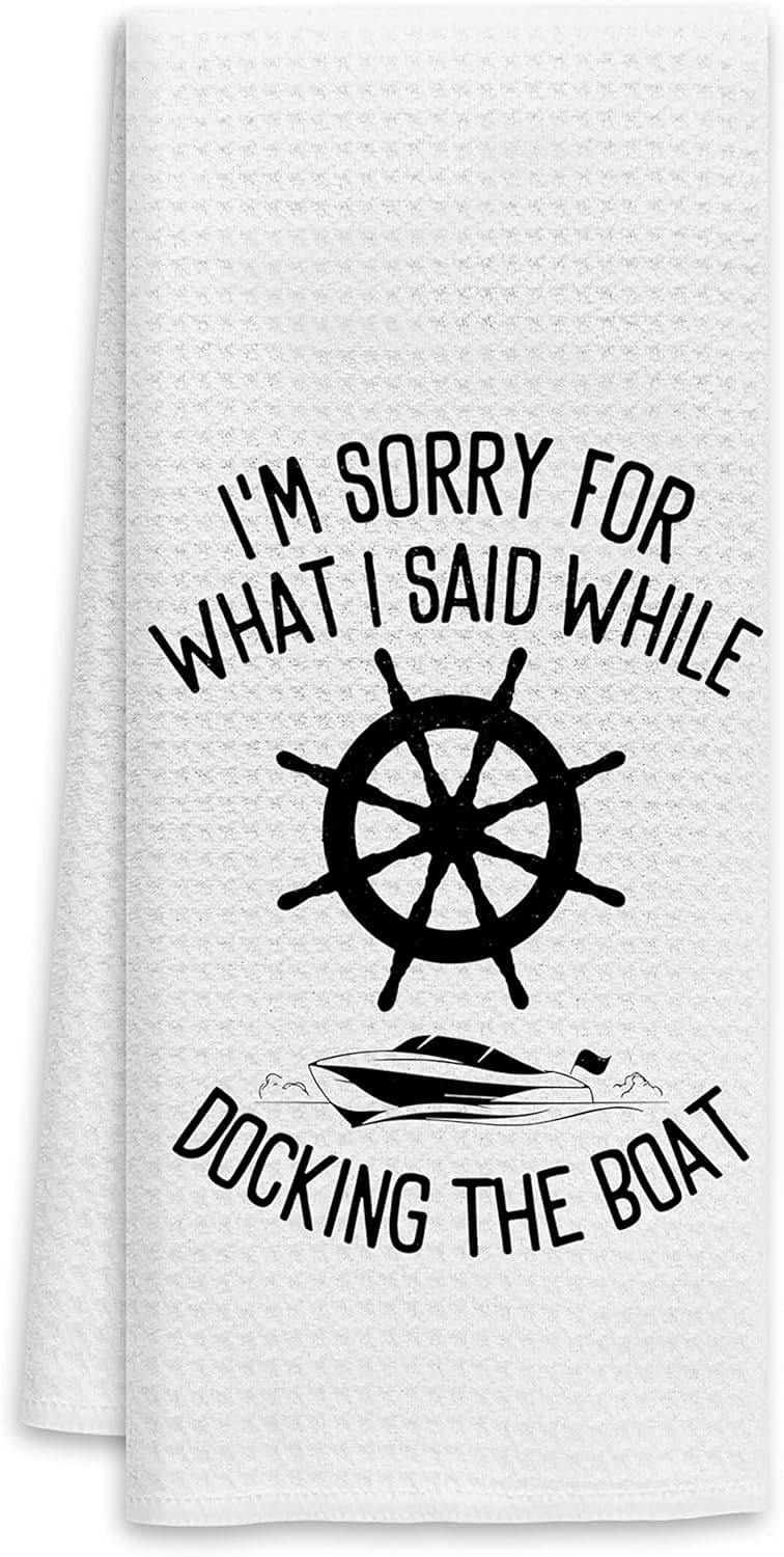Nautical Hand Towels for Boat Owners - 