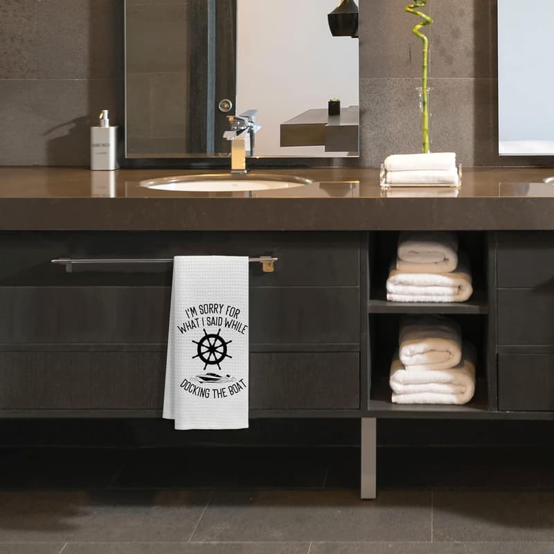 Nautical Hand Towels for Boat Owners - 