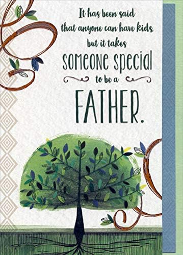 Father's Day Card - Deep Green Tree Design