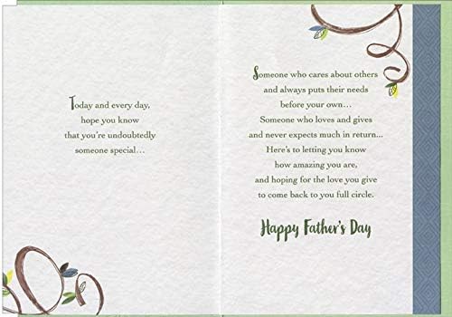 Father's Day Card - Deep Green Tree Design