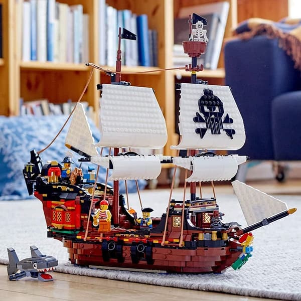 LEGO Creator 3-in-1 Pirate Ship Building Set for Kids, Ages 9+