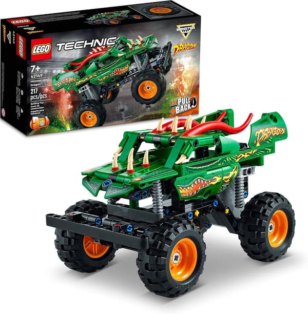 LEGO Technic 2-in-1 Monster Jam Dragon Truck for Kids