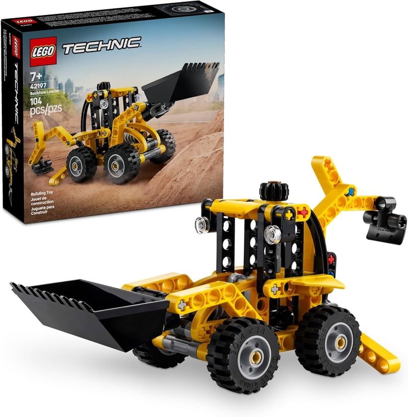 LEGO Technic Backhoe Loader Construction Toy for Kids 7+