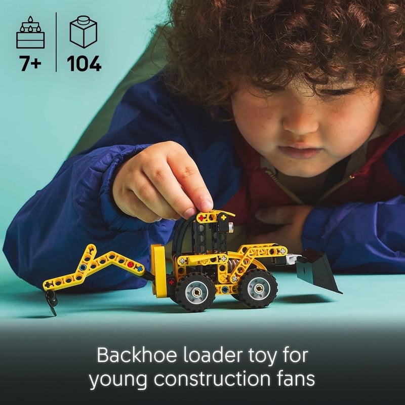 LEGO Technic Backhoe Loader Construction Toy for Kids 7+