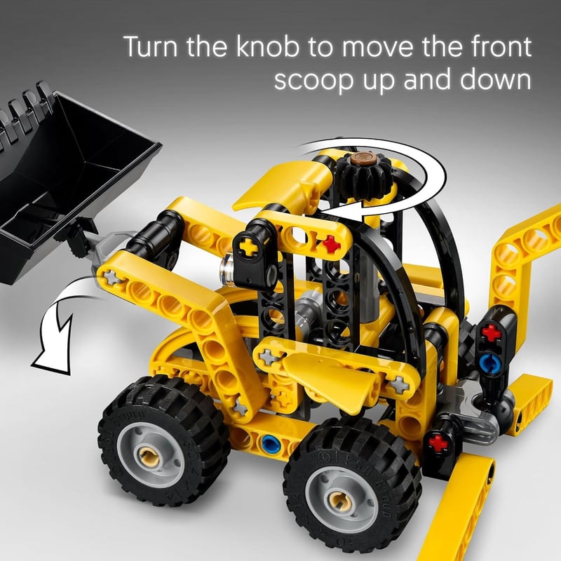 LEGO Technic Backhoe Loader Construction Toy for Kids 7+