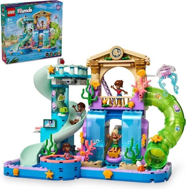 LEGO Friends Heartlake City Water Park Building Set for Ages 8+