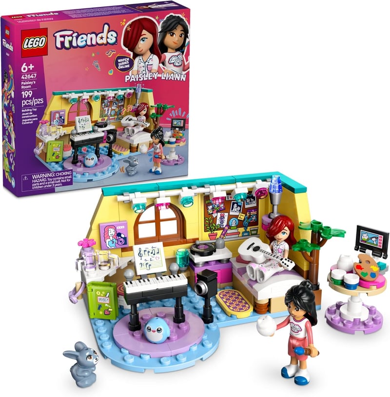 LEGO Friends Paisley's Room Building Set for Kids 6+