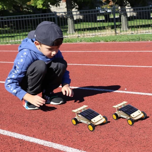 STEM Engineering Kit for Kids Ages 8-14 - Solar Car Building