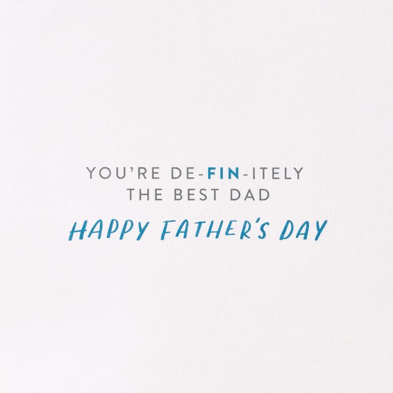 Father's Day Card - The Best Dad Design