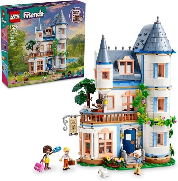 LEGO Friends Castle Bed and Breakfast Playset for Kids 12+