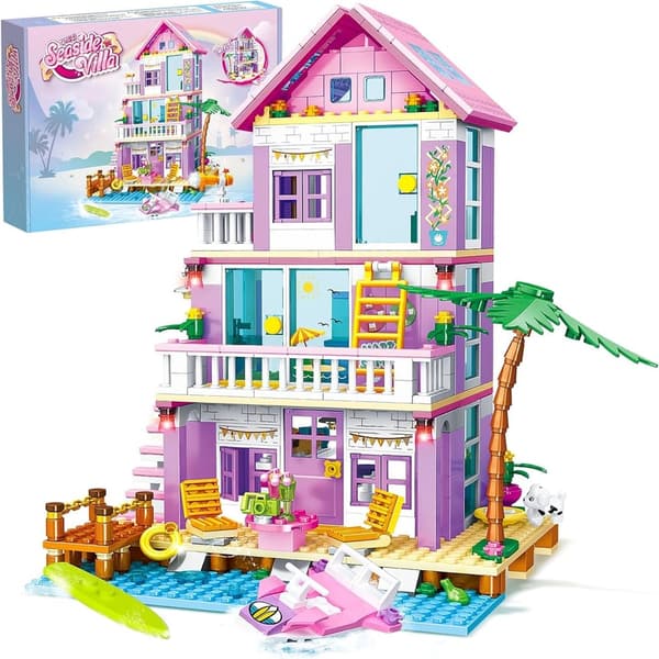 Creative Beach House Building Set for Girls, Ages 8-12