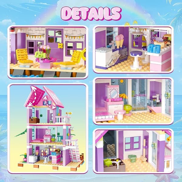 Creative Beach House Building Set for Girls, Ages 8-12