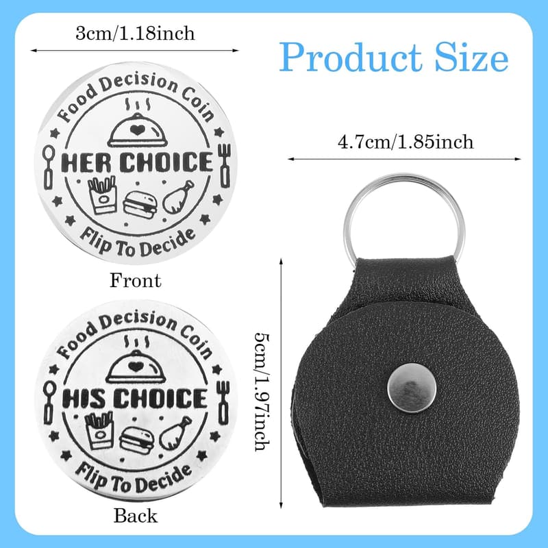 Date Night Dice - Double-Sided Food Decider Gift for Couples