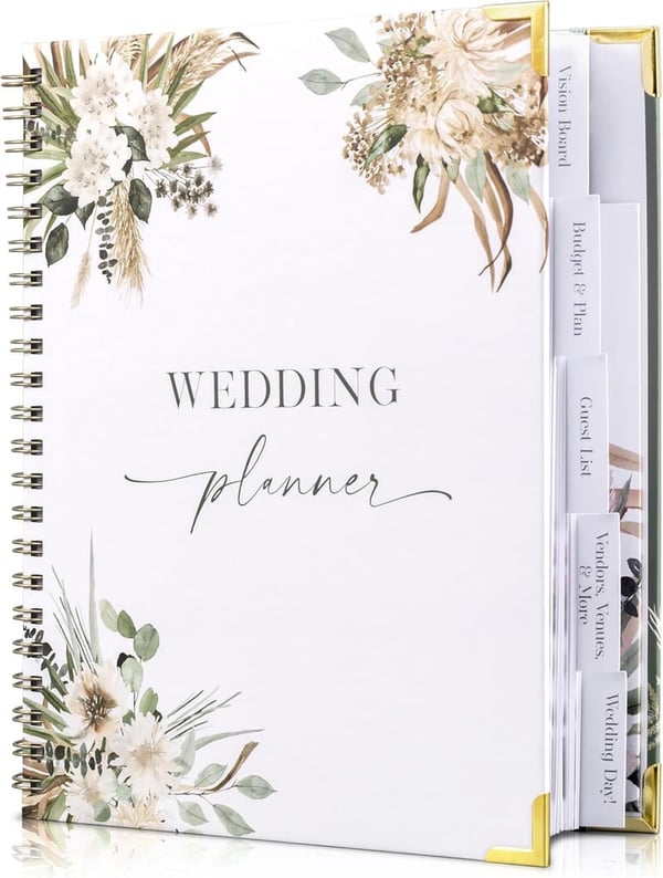 Wedding Planner Organizer Book - Perfect Engagement Gift for Couples