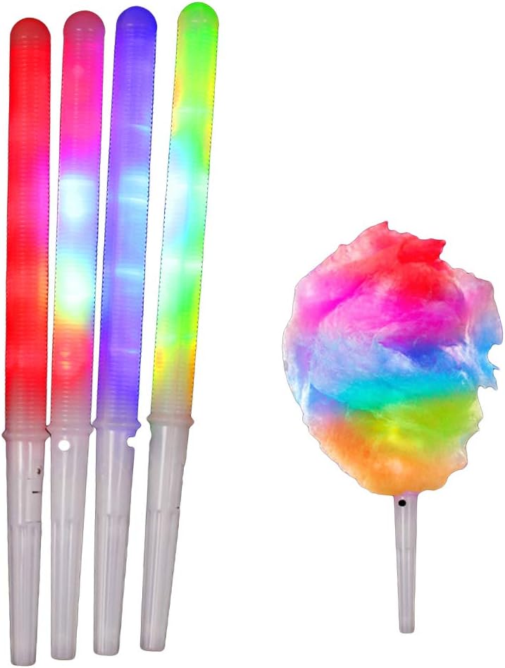 Reusable LED Color Changing Cones for Cotton Candy Machines