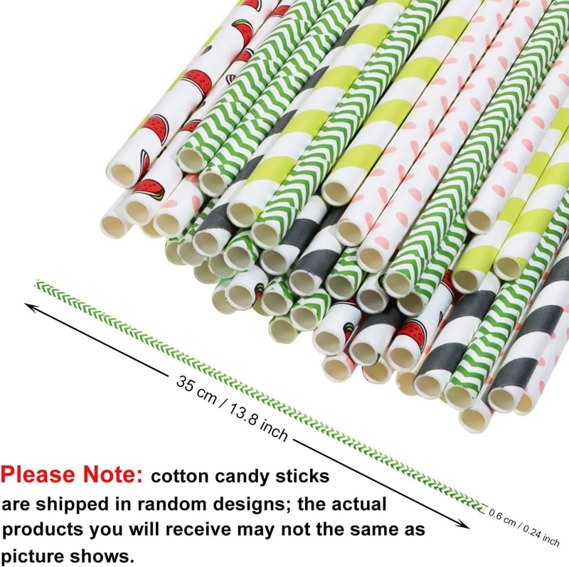 Cotton Candy Cones for Birthdays and Weddings - 50 Pack