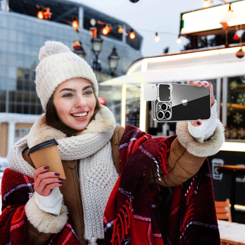 Rechargeable LED Selfie Case for iPhone 13 Pro Max
