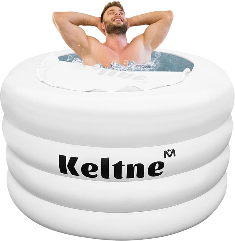 XL Inflatable Cold Plunge Tub for Athletes - 105 Gallons