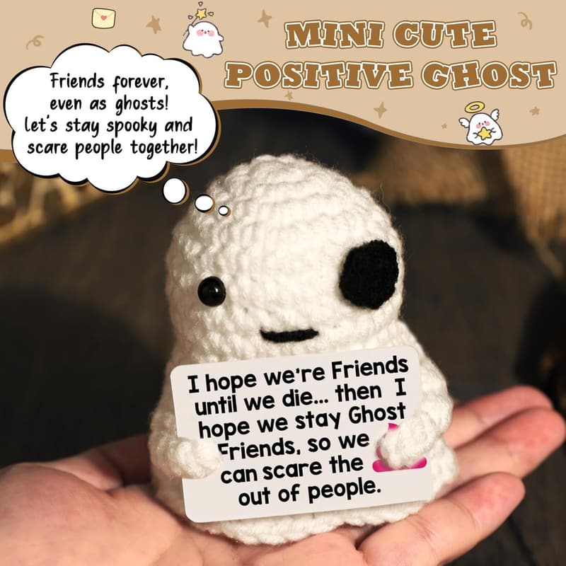 Unique Handmade Ghost Friendship Gifts for Women Besties