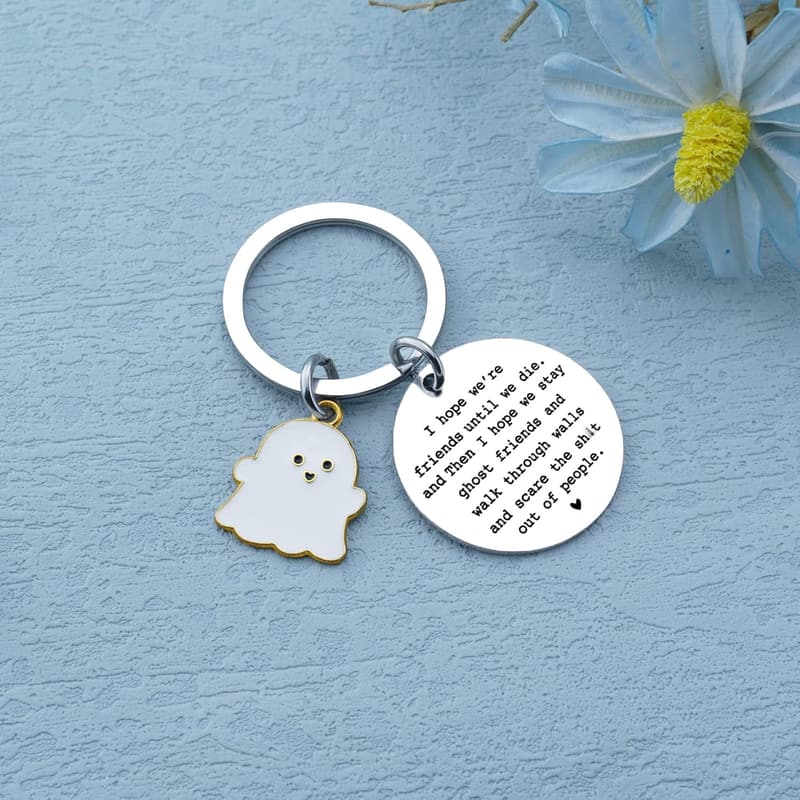Funny Birthday Keychains for Friends - Best Friend Gift