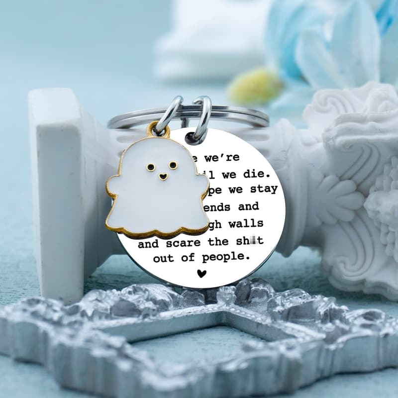 Funny Birthday Keychains for Friends - Best Friend Gift