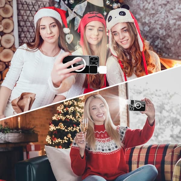 LED Selfie Light-Up Magnetic Case for iPhone 15