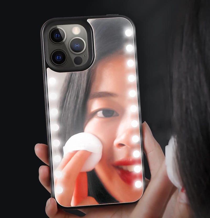 LED Selfie Light Case for iPhone 12 Pro Max