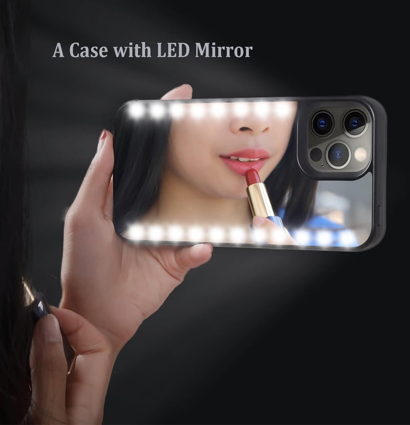 LED Selfie Light Case for iPhone 12 Pro Max