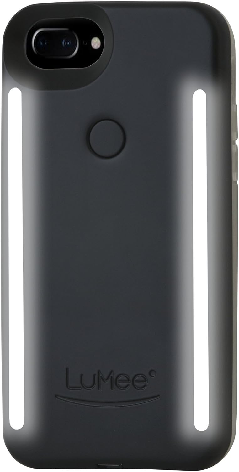 LuMee Duo LED Selfie Phone Case for iPhone (Black Matte)