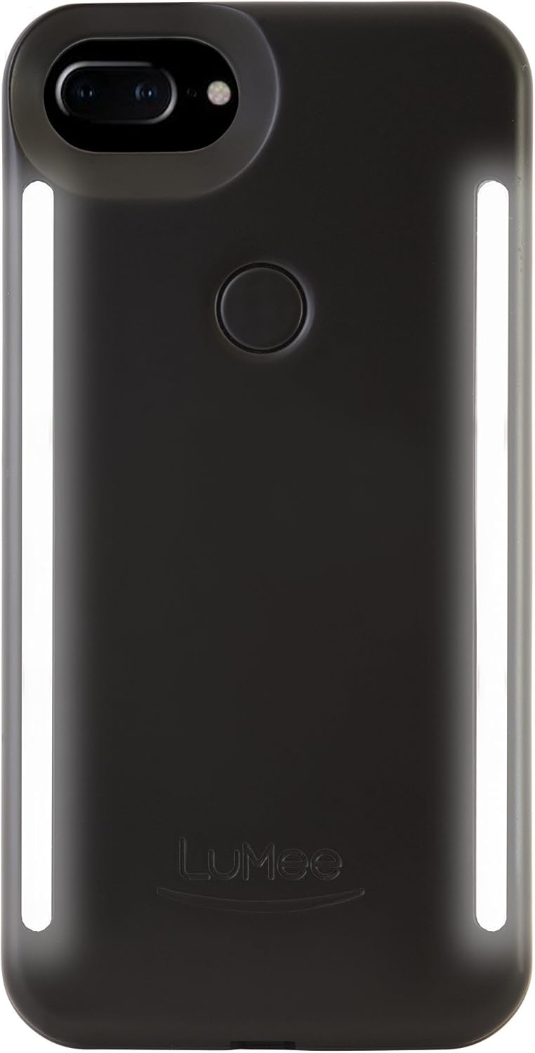 LuMee Duo LED Selfie Phone Case for iPhone (Black Matte)