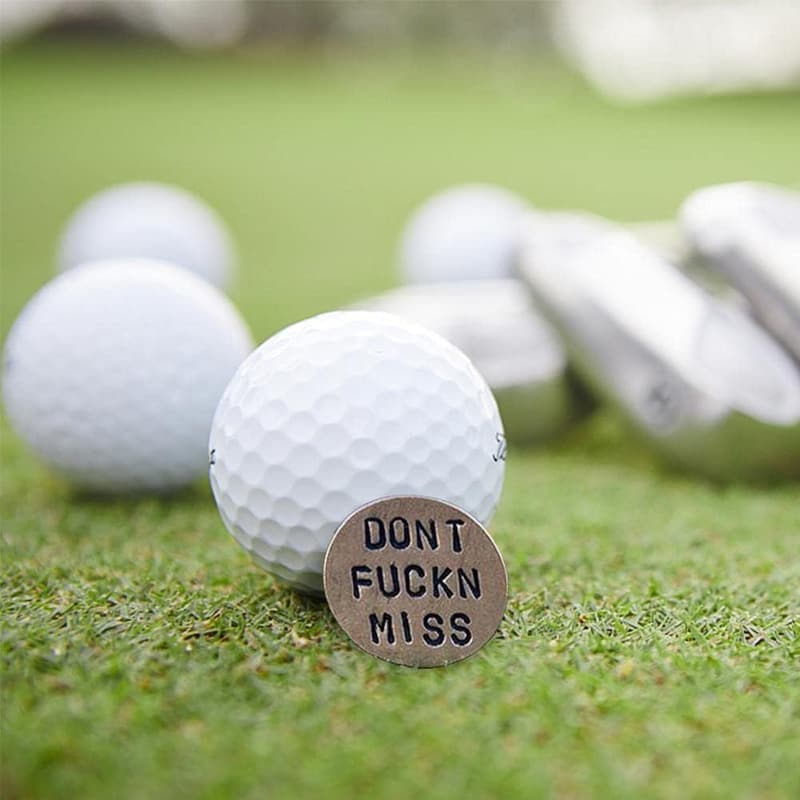 Funny Golf Ball Markers for Men & Women - Novelty Gifts