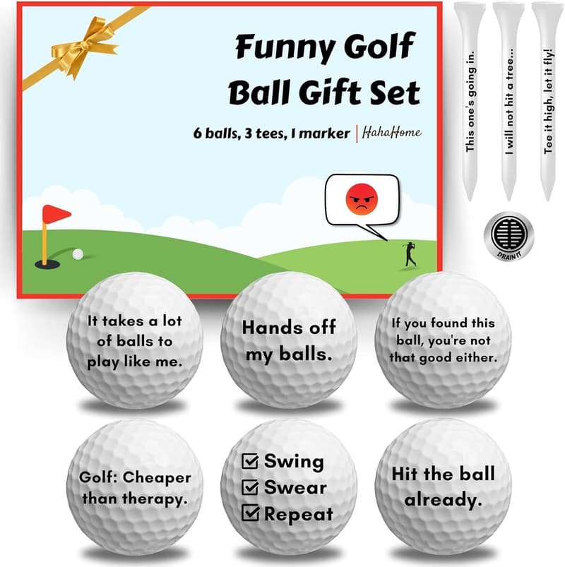Funny Golf Gift Set for Dad - Perfect for Golfers
