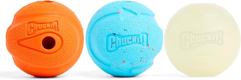 Medium Chuckit! Fetch Balls Set - Durable High-Bounce Dog Toys