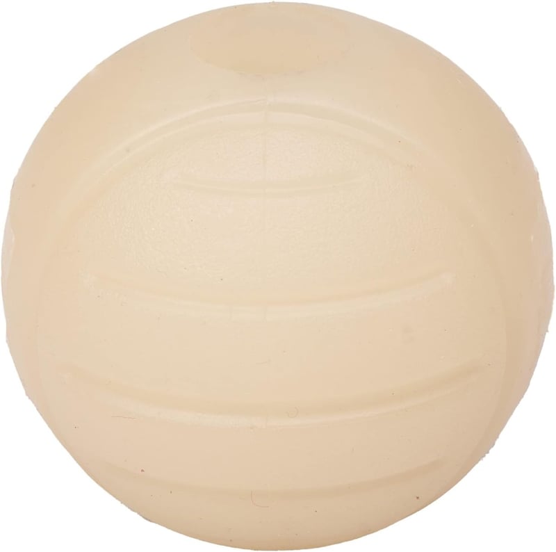 Interactive Glow Rubber Dog Balls - Pack of 3, 2.5-inch