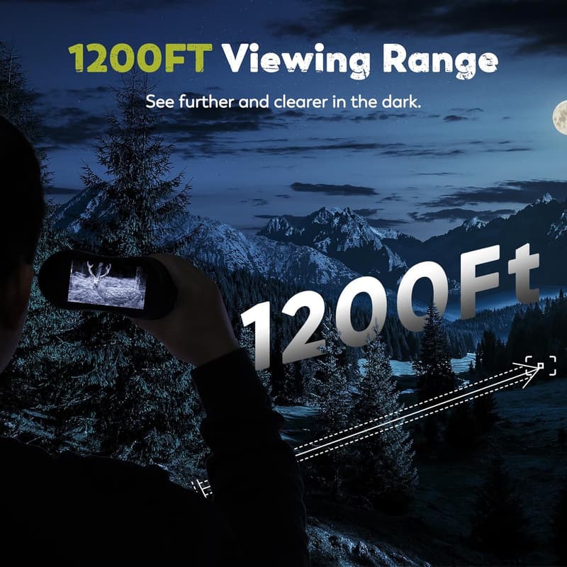 4K Night Vision Goggles with 8X Zoom & 32GB Storage