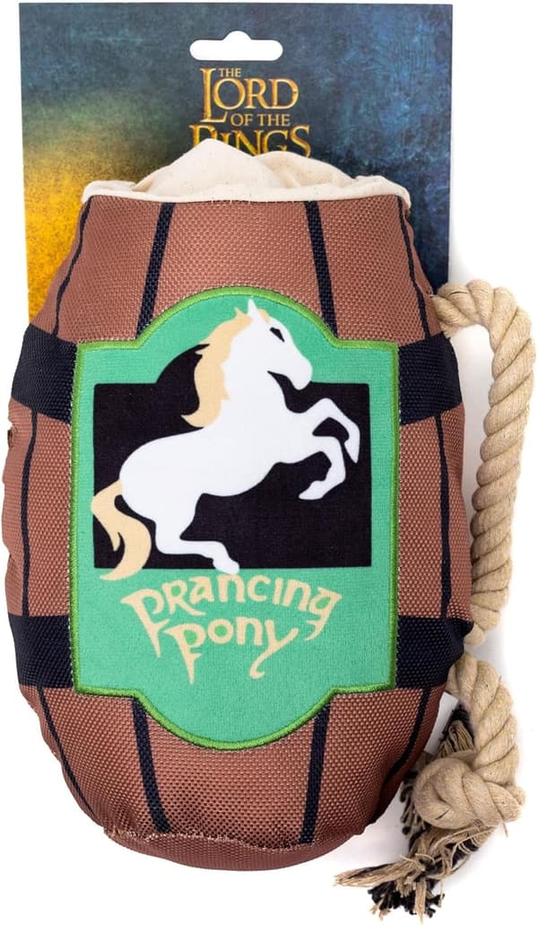 The Lord of The Rings Plush Dog Toy - Prancing Pony 6.5