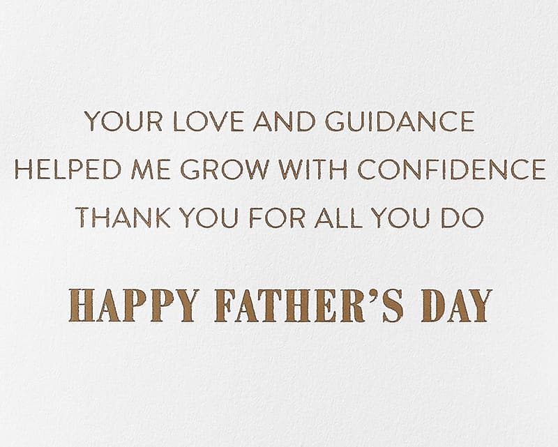Father's Day Card for Dad - Your Love and Guidance