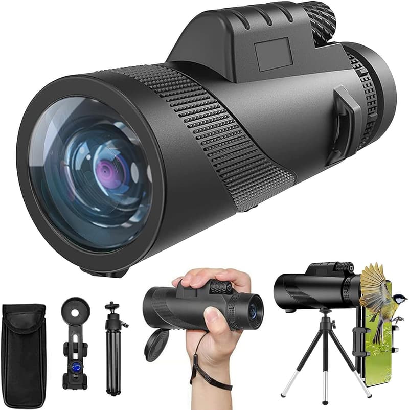 High-Powered 10x42 Waterproof Monocular for Bird Watching