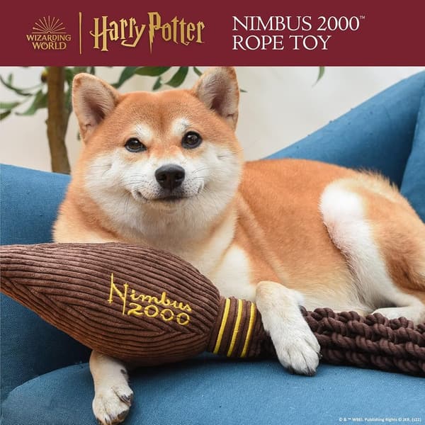 Harry Potter Nimbus 2000 Rope Tug Toy for Dogs