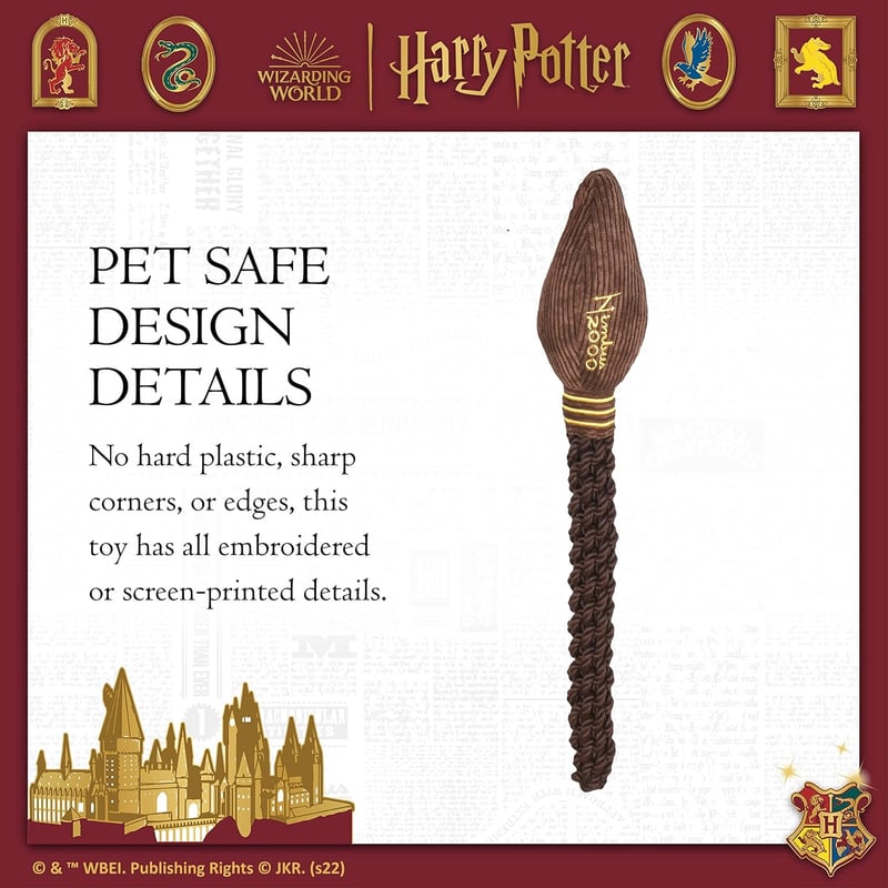 Harry Potter Nimbus 2000 Rope Tug Toy for Dogs